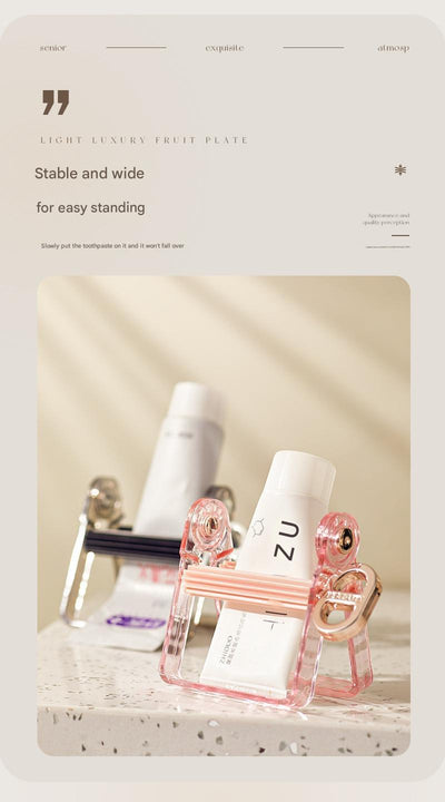 Toothpaste Dispenser, Manual, For Home Use, For Toothpaste, Facial Cleanser, Skincare Products, Hair Dye, Oil Paint.